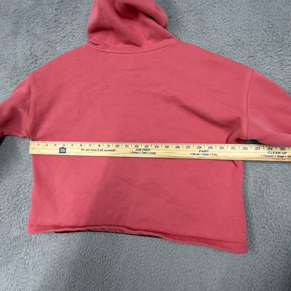 Nike Hoodie Girls XL Pink Fleece Cropped Pullover Swoosh Logo DM8888-622 - Picture 13 of 16